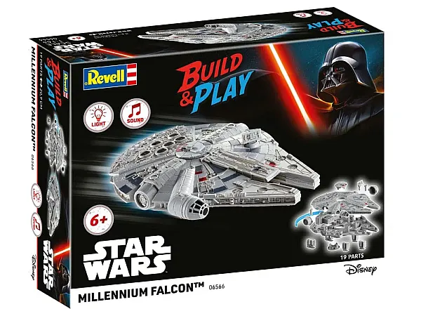STAR WARS MODEL KIT 1/164 MILLENNIUM FALCON 21 CM